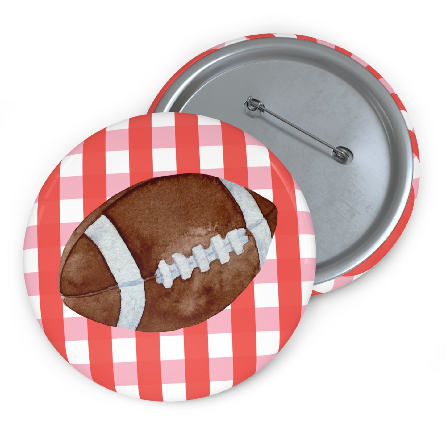 Touchdown for Red Game Day Pin