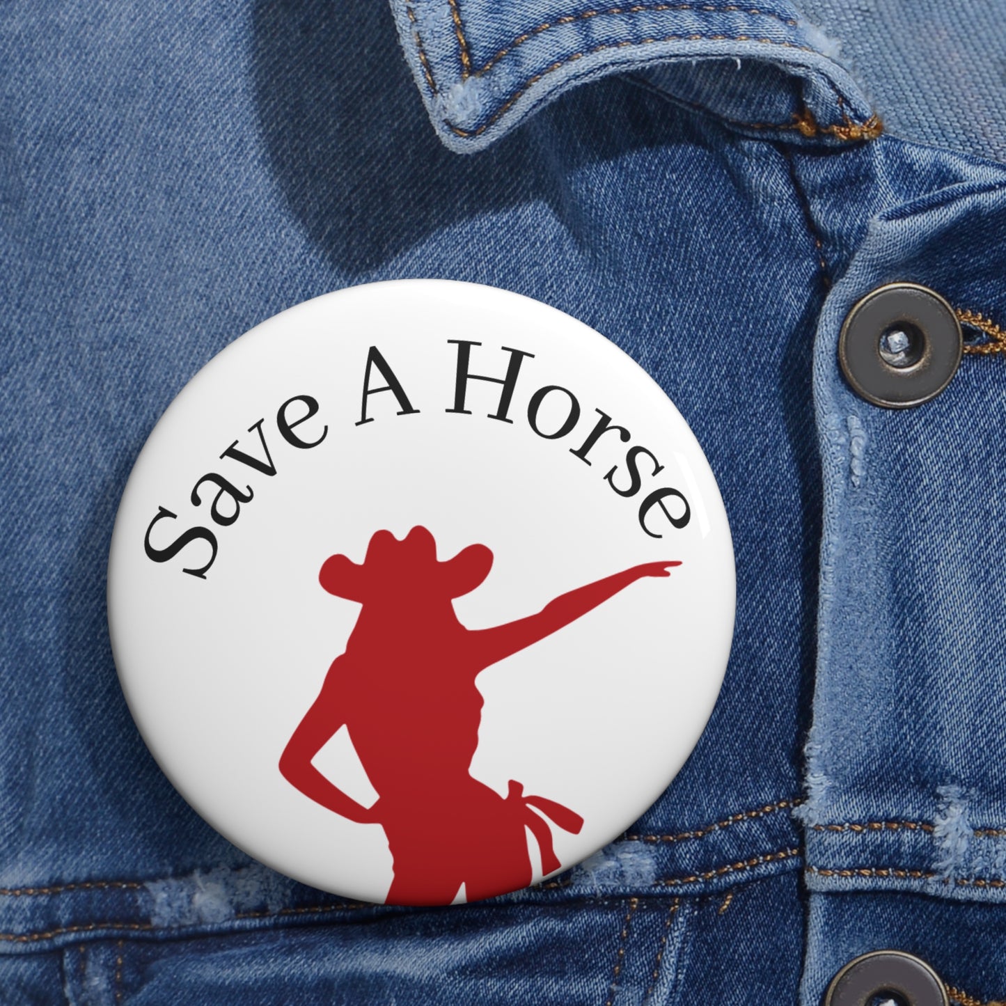 Cowboy Take Me Away Game Day Pin