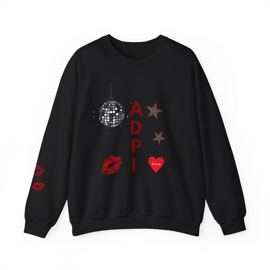 She's Serving Sorority Crewneck 'ADPI'