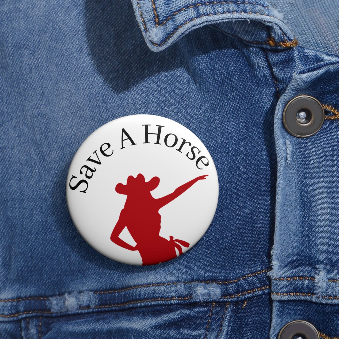 Cowboy Take Me Away Game Day Pin
