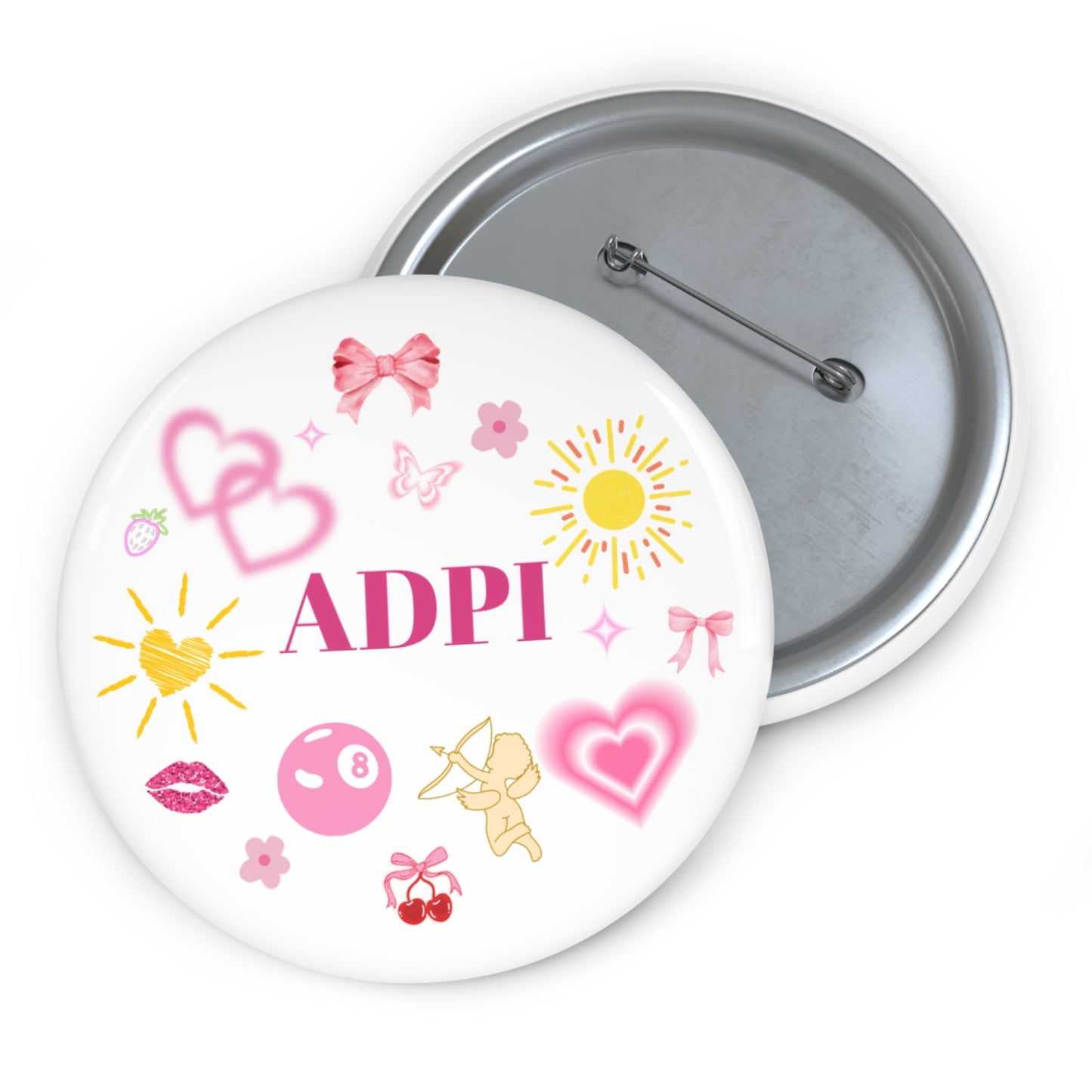 Pretty in Pink ADPI Game Day Pin