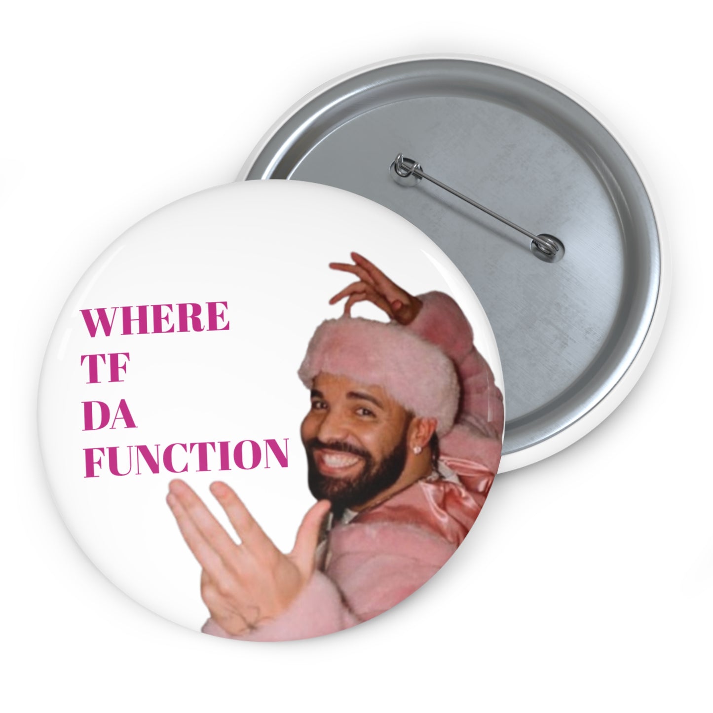 We Love A Function Game Day Pin