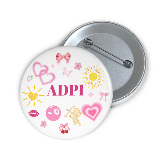 Pretty in Pink ADPI Game Day Pin
